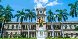 image of The King Kamehameha statue in Honolulu