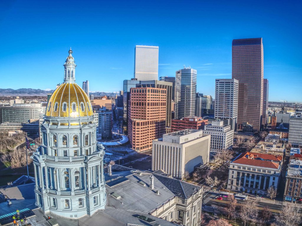image of Downtown Denver and Capitol Building